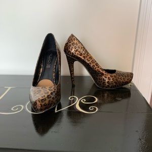 Leopard print heels